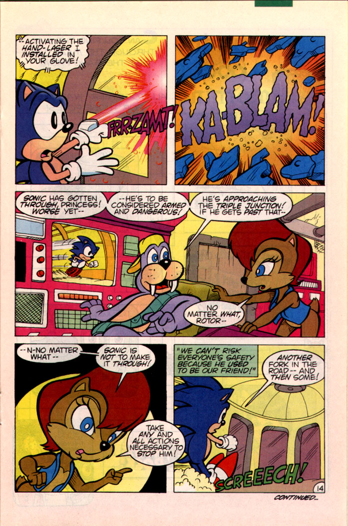 Sonic - Archie Adventure Series October 1995 Page 14
